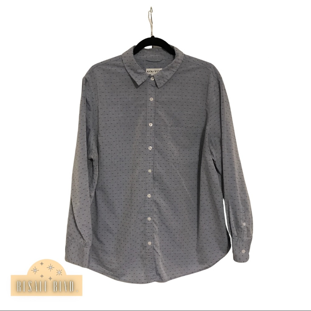 *FREE W/PURCHASE* Cotton Button Down Shirt